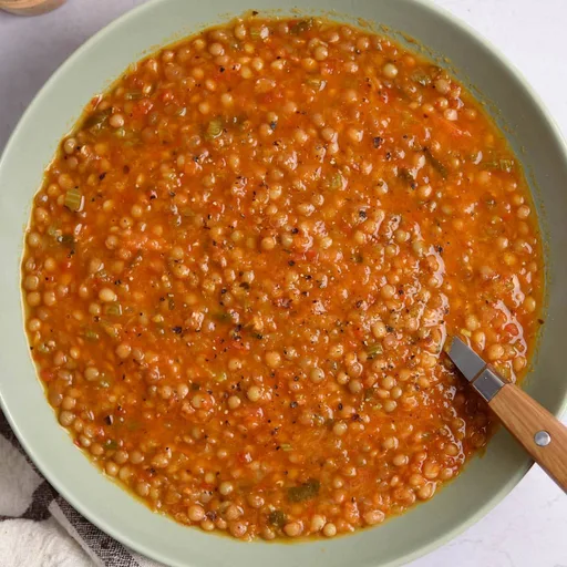 Lentil Tomato Soup Recipe