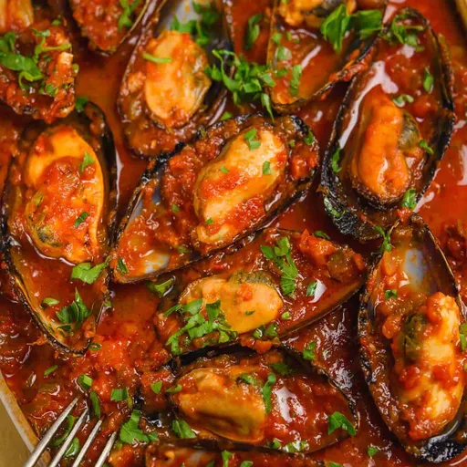 Caracoles en salsa de tomate