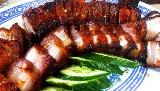 Char siu a la parrilla en el horno (cerdo a la barbacoa chino)