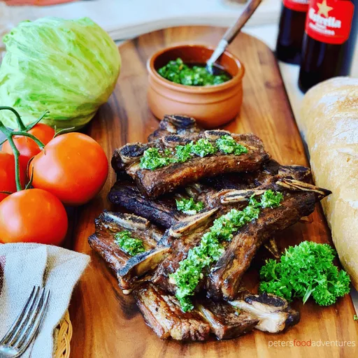 Costillas de ternera estilo asado