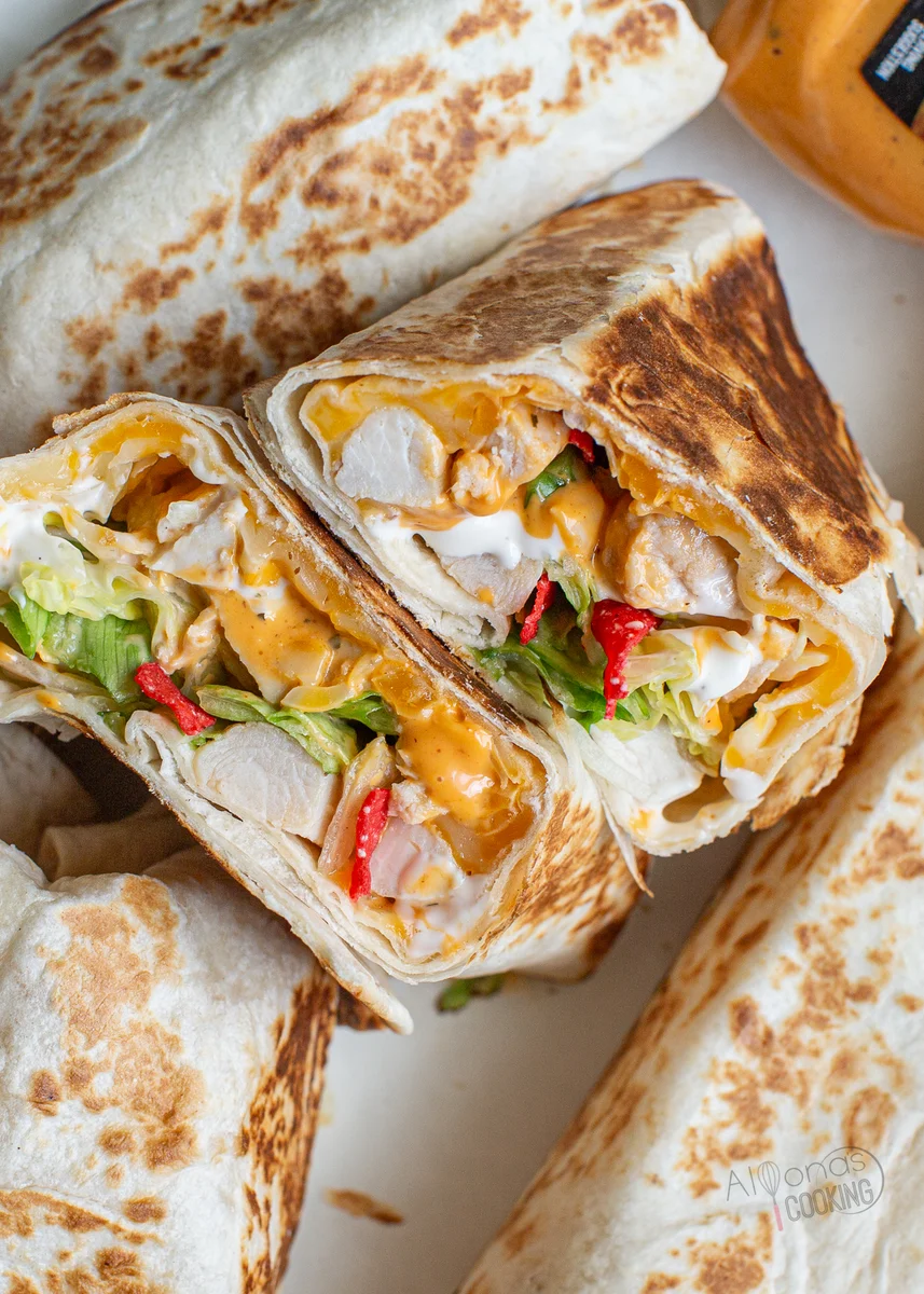 Chipotle Ranch Grilled Chicken Burrito