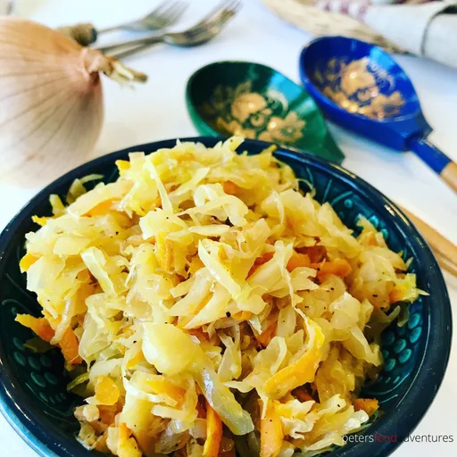 Receta de repolto estofado con mantequilla
