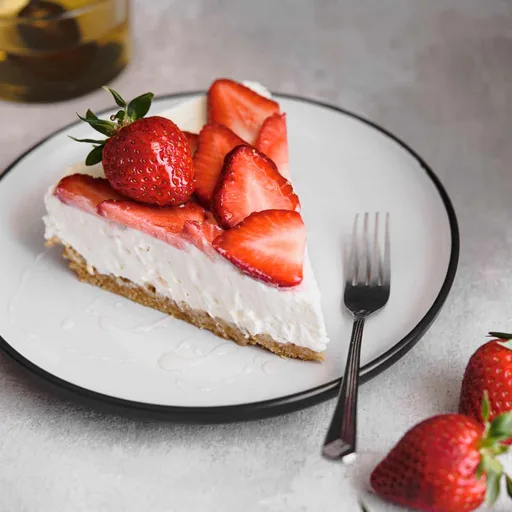 Tarta de queso con yogur griego sin horno