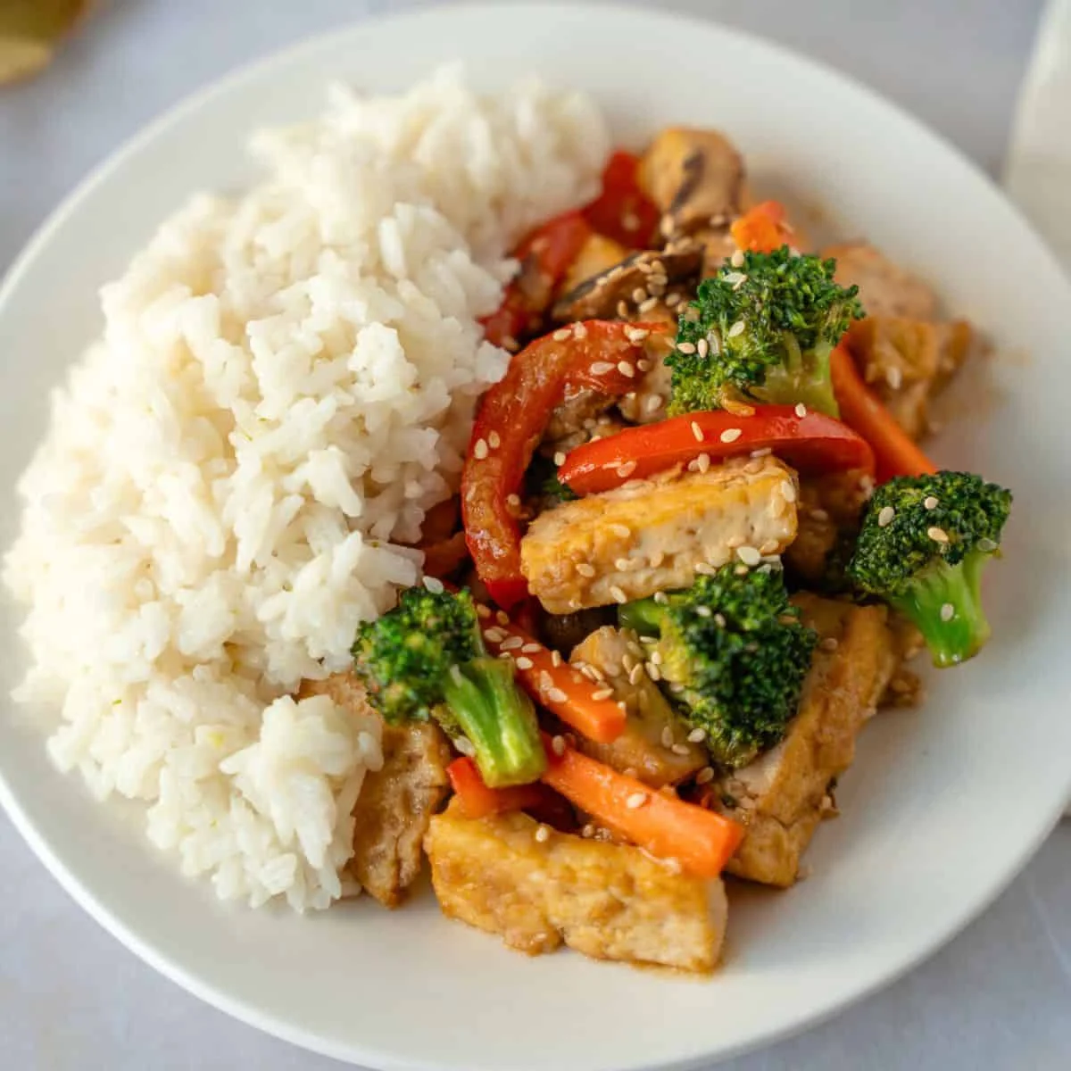 Teriyaki Tofu Stir Fry Recipe