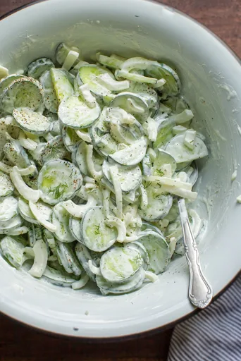 Cucumber Onion Salad