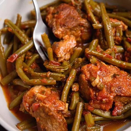 Pork Stew With Green Beans