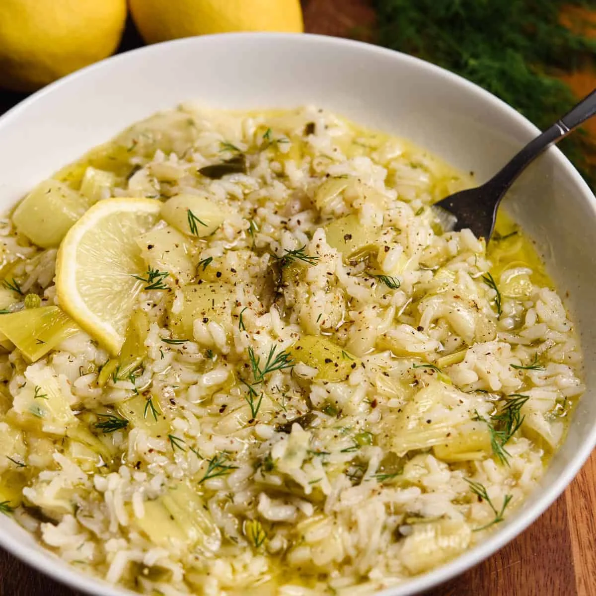 Prasorizo - Rice With Leeks