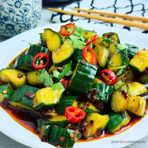 Chinese Spicy Cucumber Salad