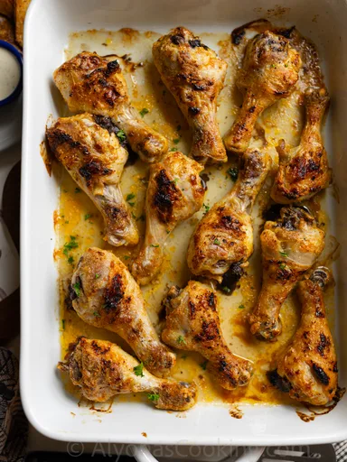 Muslos de Pollo al Horno Fáciles