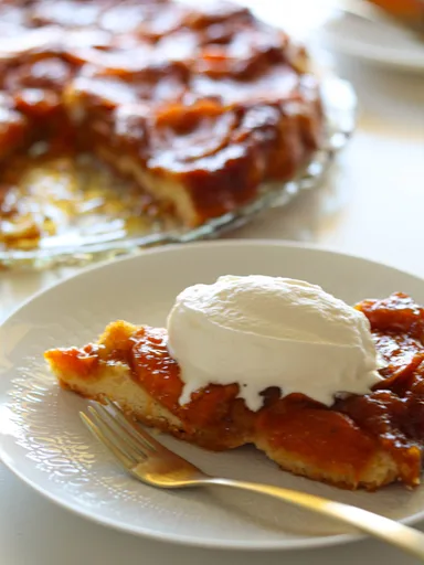 Aprikosen Tarte Tatin mit Chili- der ideale Sommerkuchen