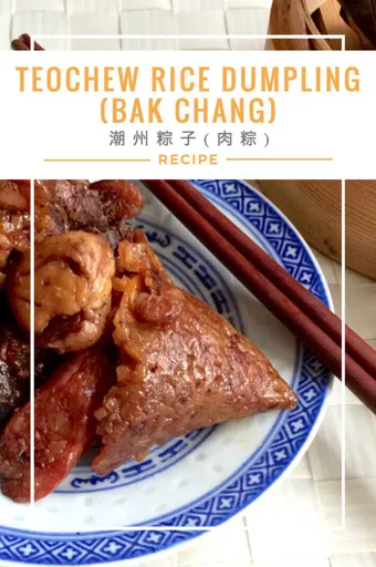 Teochew Sticky Rice Dumplings (Zong Zi) 潮州粽子