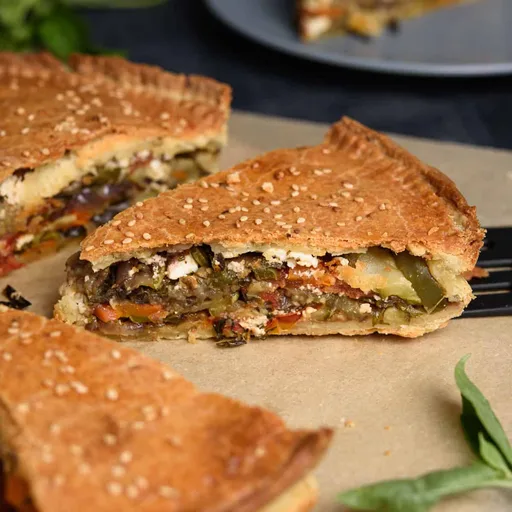 Empanada de verduras asadas