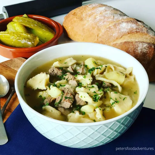 Galushki Soup (Суп с Галушками)