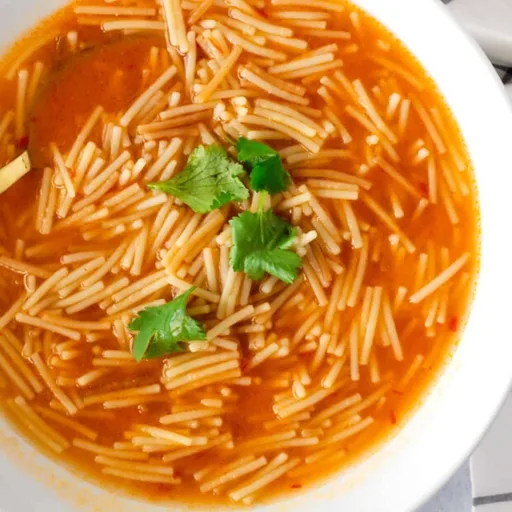 Receta de sopa de fideo