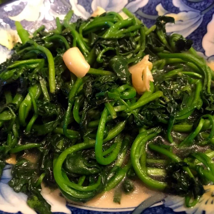 Chinese Watercress With Garlic Stir Fry Recipe