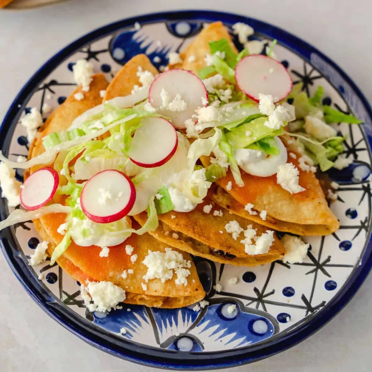 Receta de tacos dorados de patata