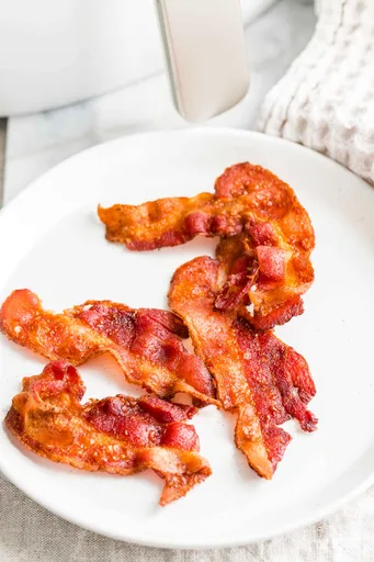 Tocino en freidora de aire