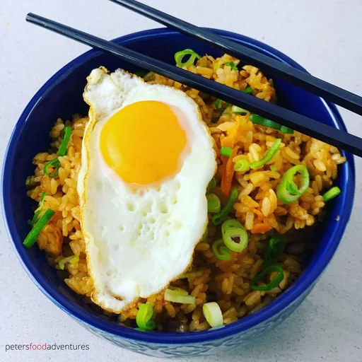 Arroz con kimchi