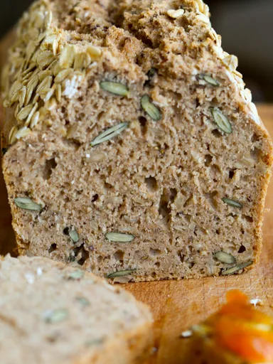 Gesundes Vollkornbrot ohne Hefe
