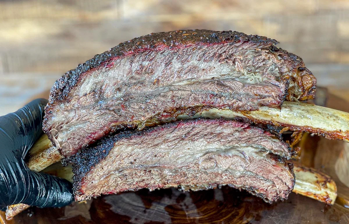 Smoked BBQ Beef Ribs