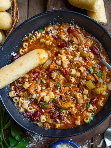 Better Than Olive Garden's Pasta e Fagioli Soup