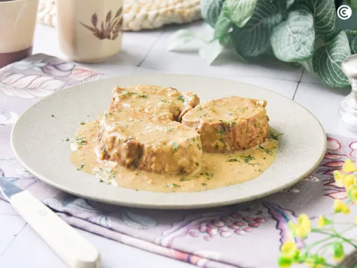Solomillo de cerdo a la mostaza, una receta fácil, cremosa y llena de sabor