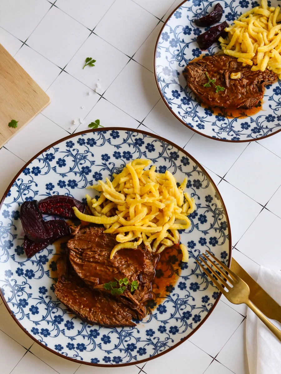 Classic braised beef