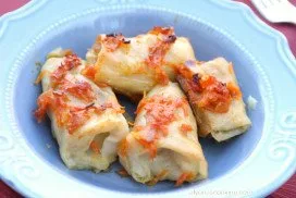 Potato filled Cabbage Rolls (Golubtsi)