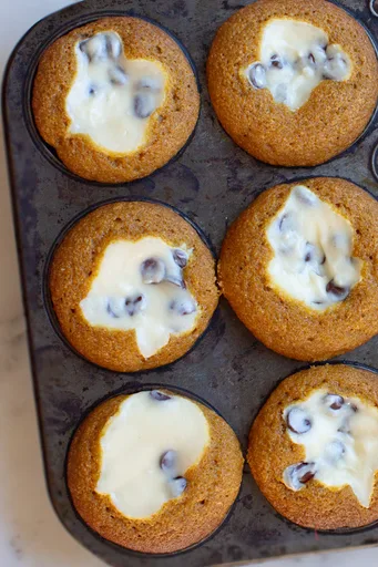 Pumpkin Cream Cheese Muffins