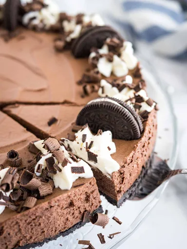 Tarta de mousse de chocolate