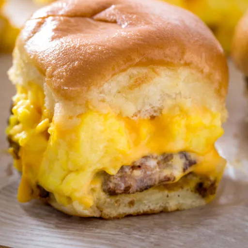 Sausage Egg and Cheese Breakfast Sliders