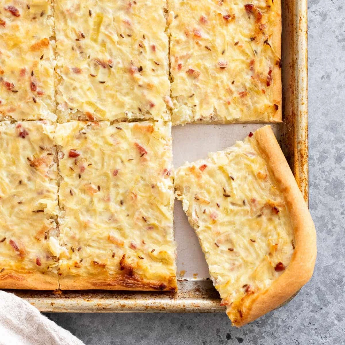 German Onion Pie (Zwiebelkuchen)