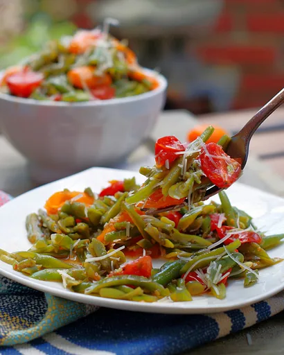 Warm Italian Green Bean Salad
