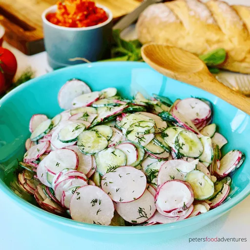 Radish Cucumber Salad