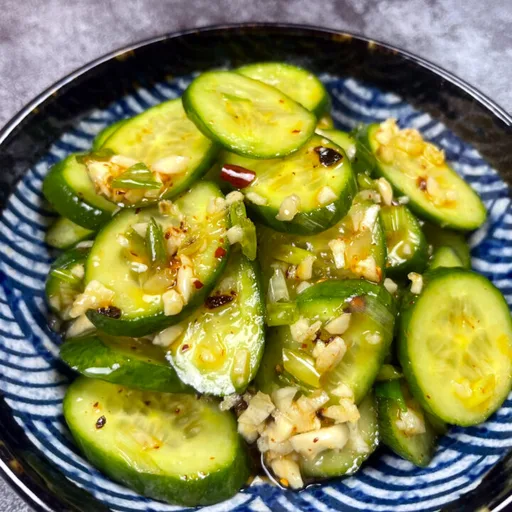 Easy Chinese Cucumber Salad with Chili Crisp Recipe