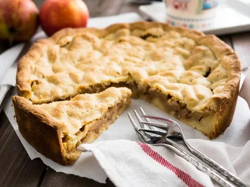 Covered German Apple Cake