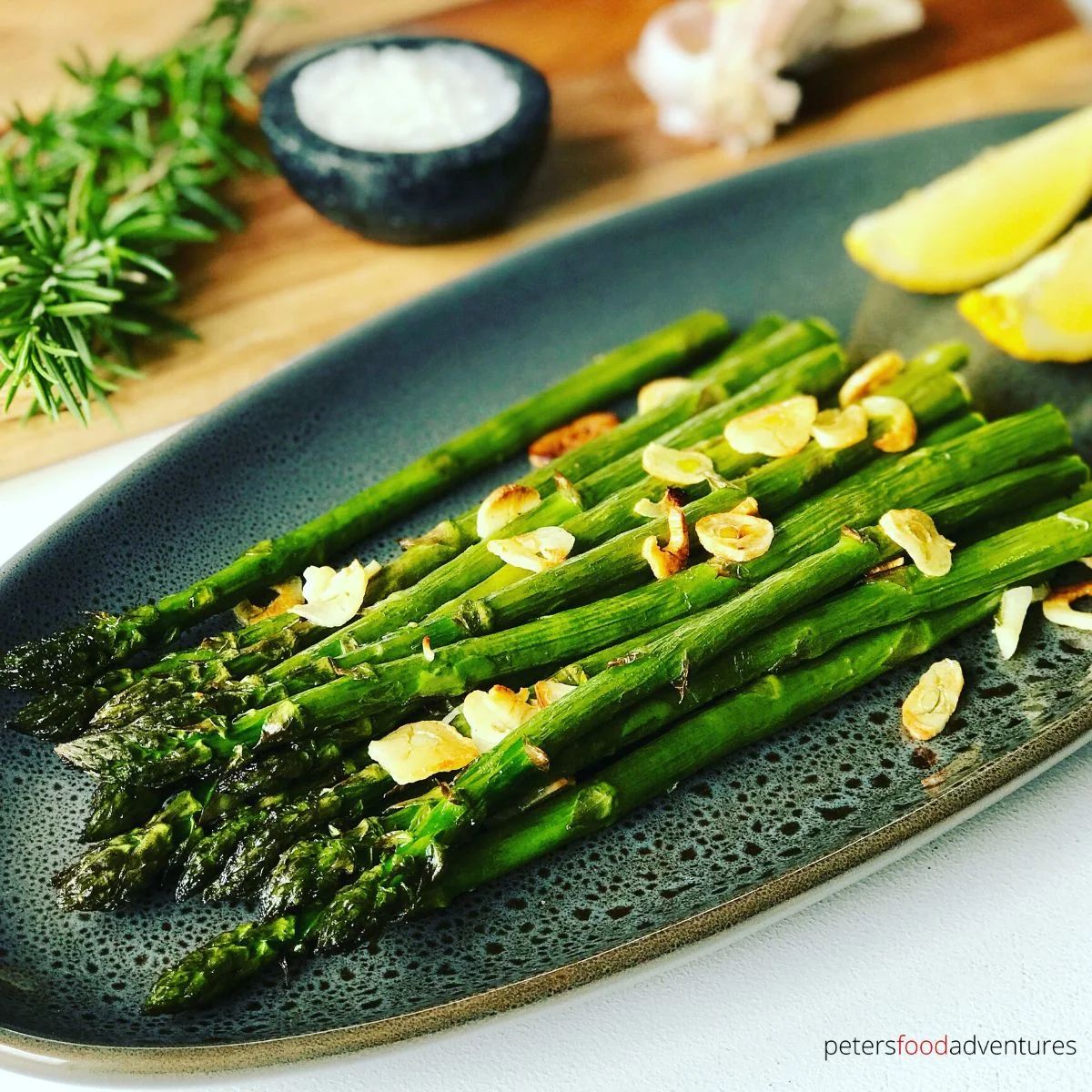 Garlic Asparagus - Oven and Air Fryer