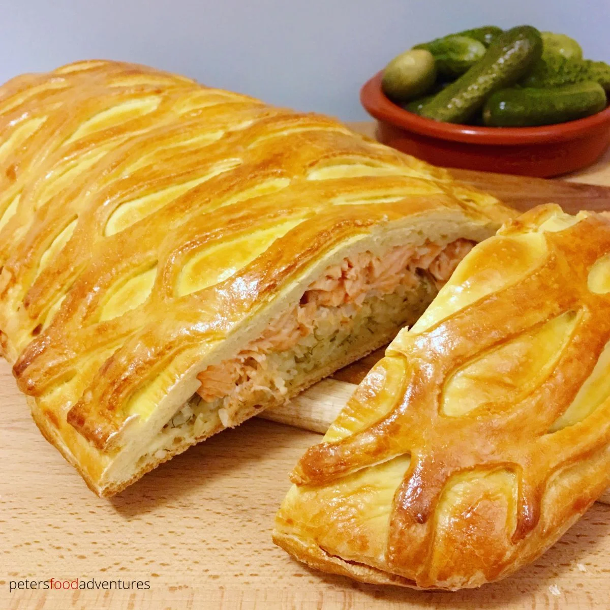 Salmon Coulibiac - Kulebyaka