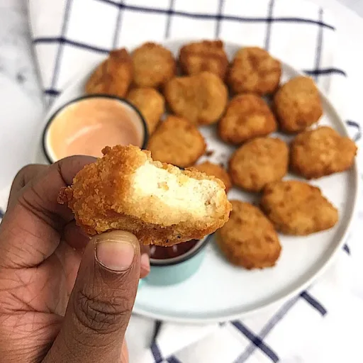 Nuggets de pollo congelados en freidora de aire