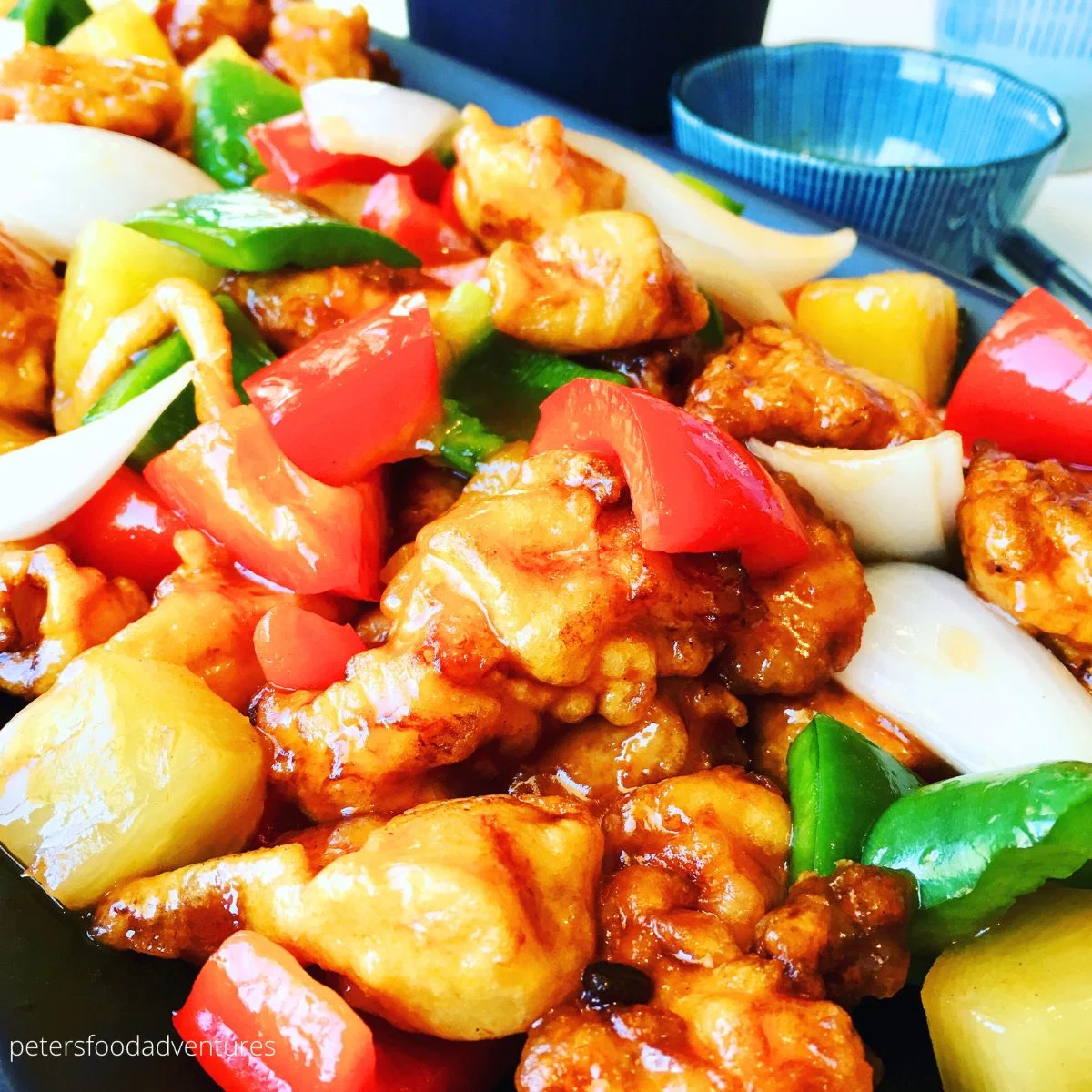 Chinese Sweet and Sour Pork with Pineapple