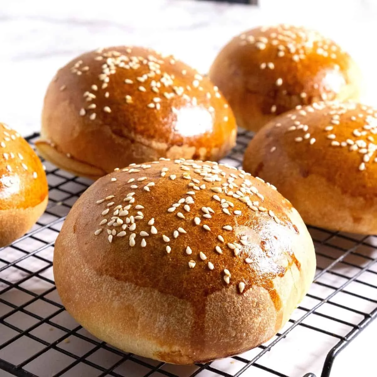Sourdough Hamburger Buns
