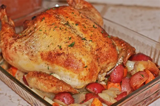 Whole Roasted Chicken and Vegetables Recipe