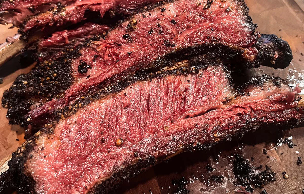 Smoked Pastrami Dino Ribs