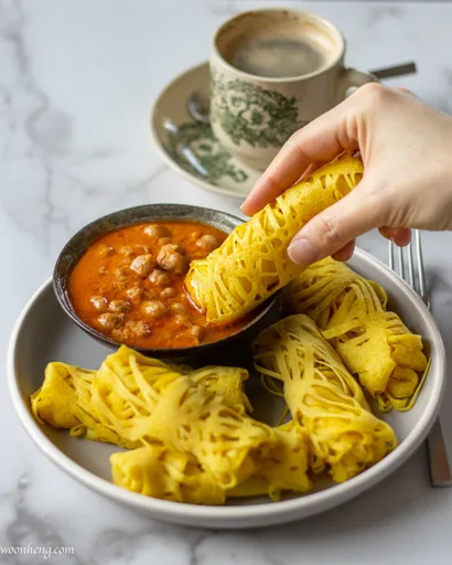 Roti Jala (Net crepe)