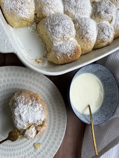 German Buchteln- delicious sweet bread dumplings