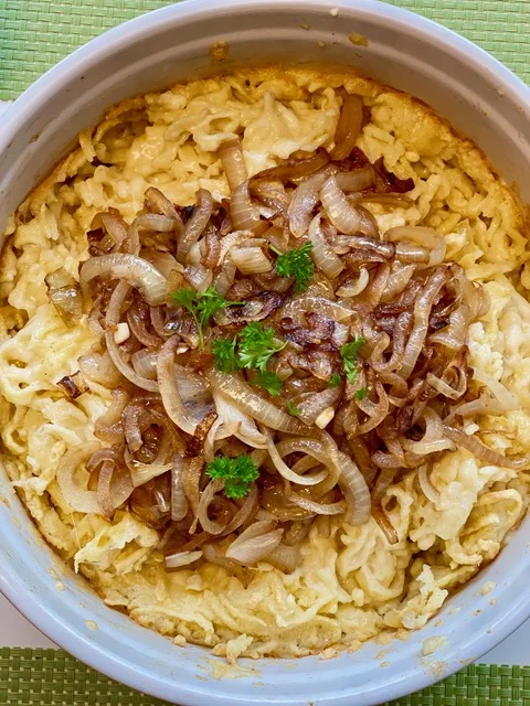 German Kässpätzle- Swabian comfort food at its best