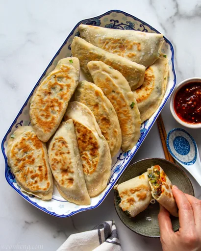 Chinese Chive Pancakes