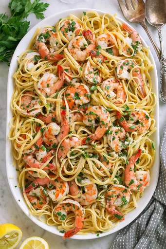 Gambas al ajillo estilo scampi