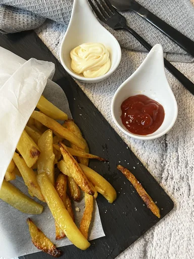 Patatas fritas caseras al horno