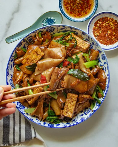 Vegan Pad Kee Mao (Drunken Noodles)